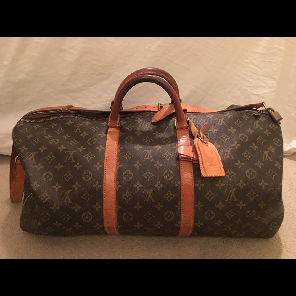 Vintage 1986 Louis Vuitton Keepall Bandouliere 60